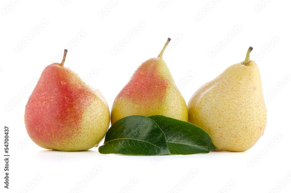 Three ripe pears Three ripe pears