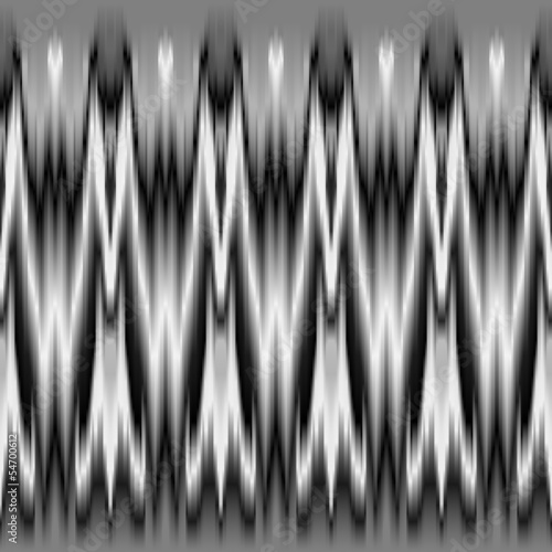 Black and white tie dye geometric seamless pattern, vector