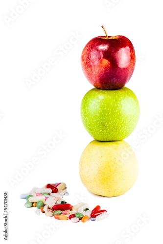 Apples and pills