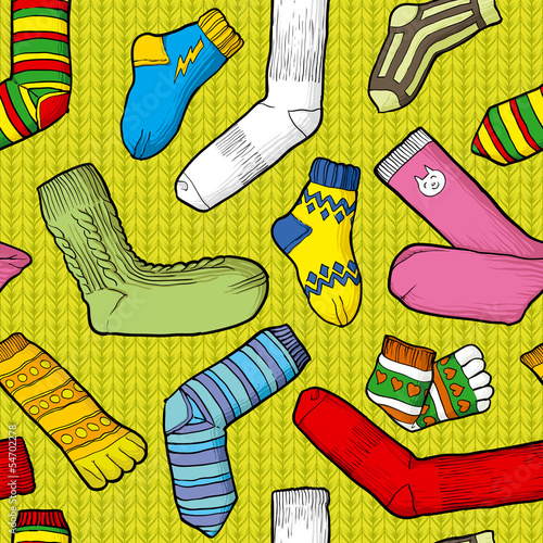 Colored socks