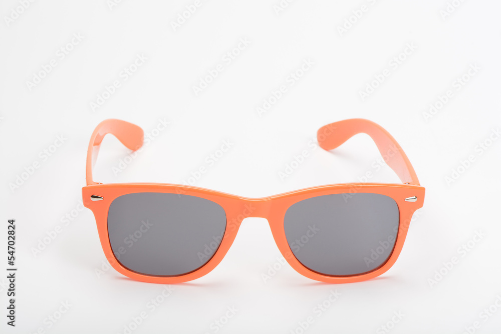 Gafas de sol de color naranja