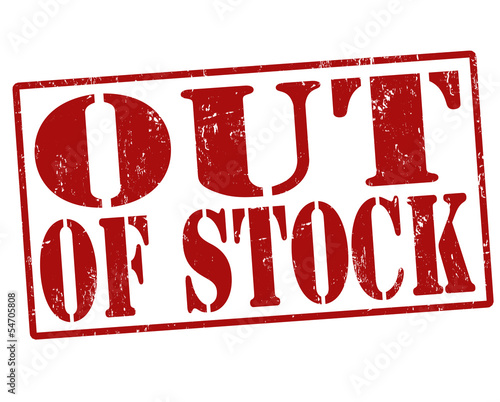 Out of Stock stamp