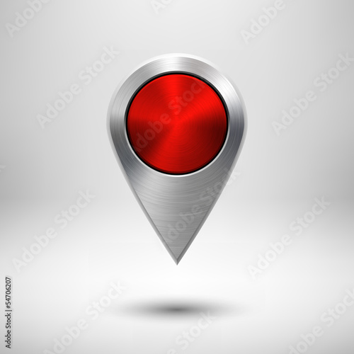 Technology Map Pointer with Red Metal Texture Free Download Technology Map Pointer with Red Metal Texture - GFXLoad