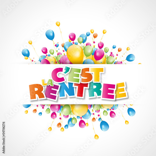 c'est la rentrée!!