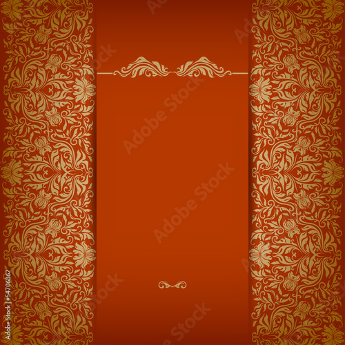 Elegant background with lace ornament