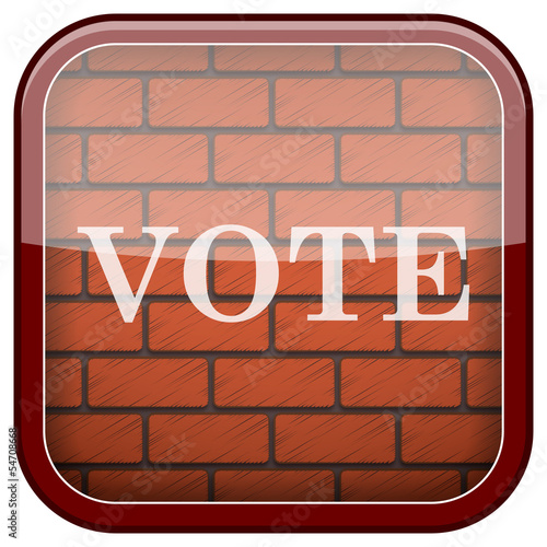 Bricks wall icon