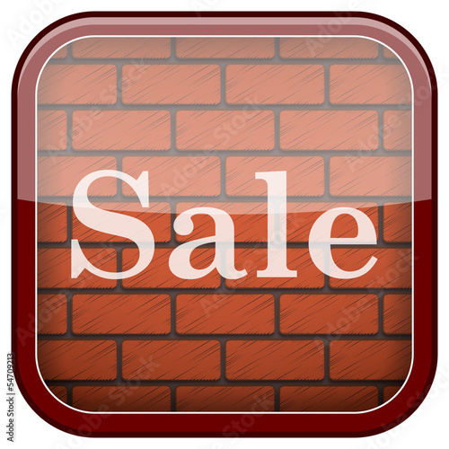 Bricks wall icon