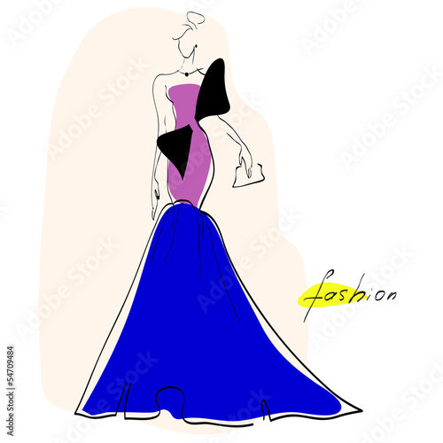 dress sketch