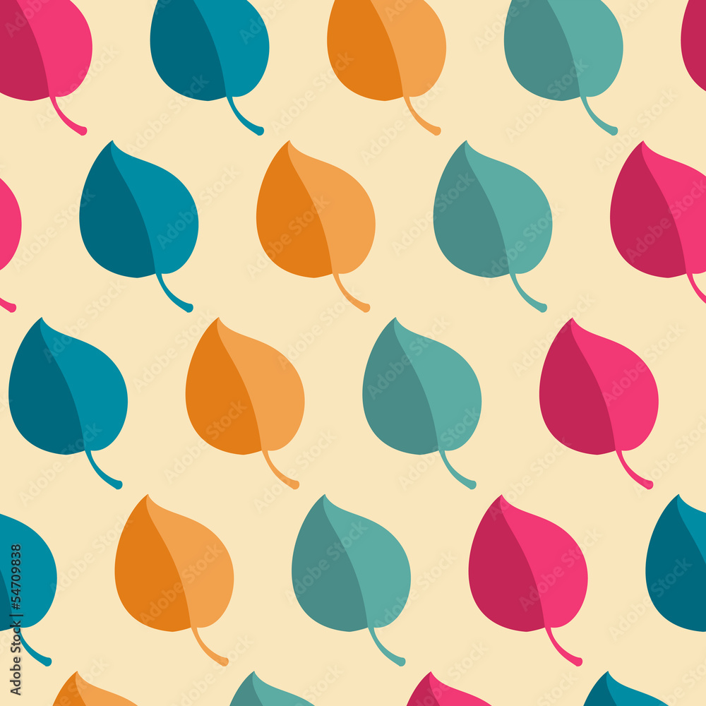 Autumn abstract vector seamless pattern. Autumn abstract vector seamless pattern.