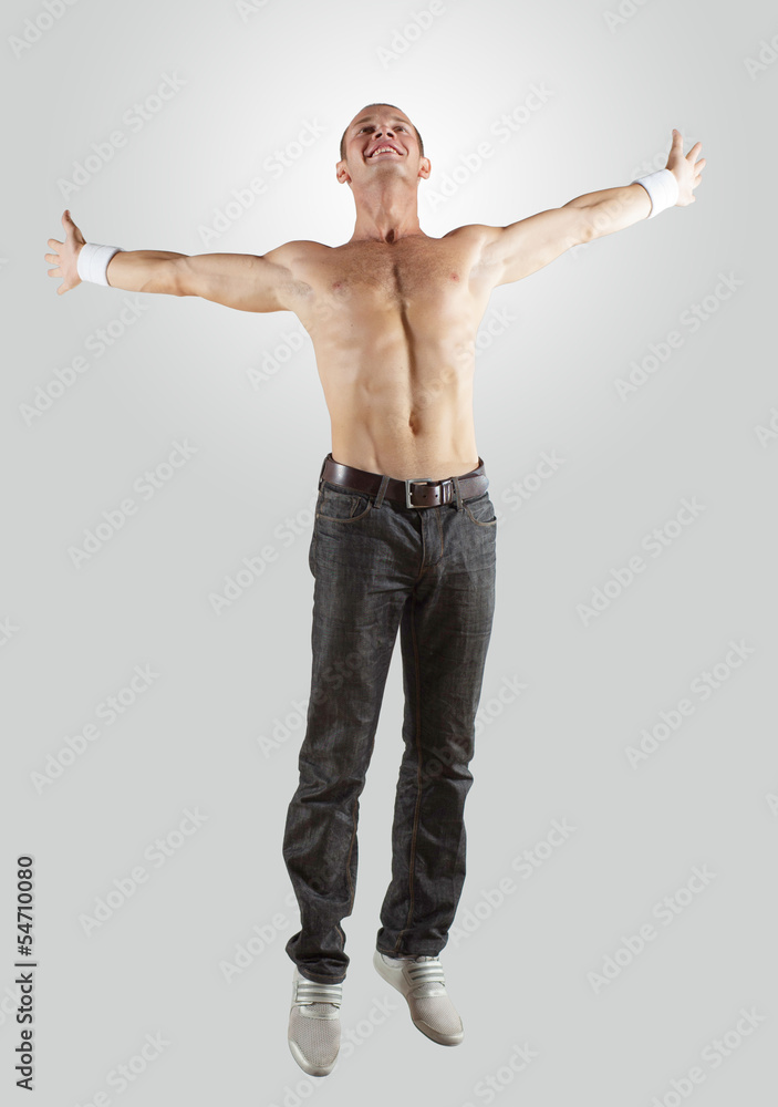 Fototapeta premium Modern style dancer posing