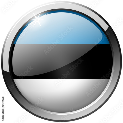 Estonia Round Metal Glass realistic isolated Button Free Download Estonia Round Metal Glass realistic isolated Button - GFXLoad