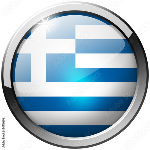 Greece Round Metal Glass realistic isolated button Free Download Greece Round Metal Glass realistic isolated button - GFXLoad
