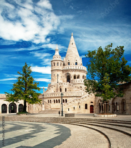 Fotografie Fishermen's bastion in Budapest, Hungary