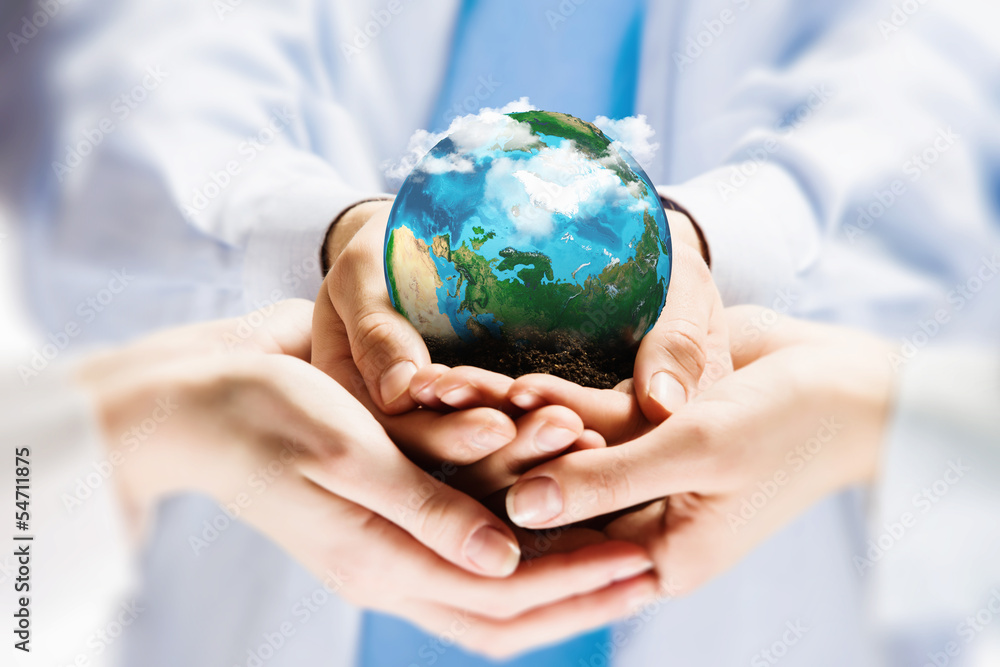 Earth planet in hands Earth planet in hands