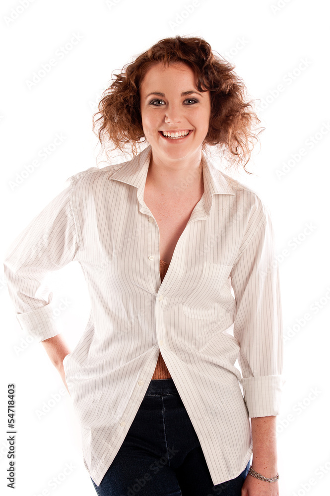 Portrait of a beautiful young woman Portrait of a beautiful young woman