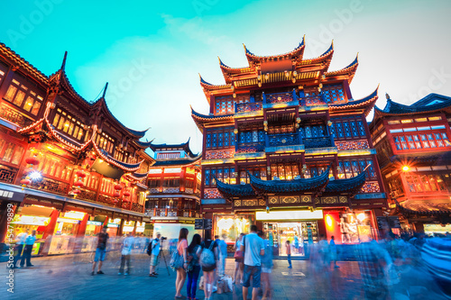 Obraz na płótnie shanghai yuyuan garden w salonie