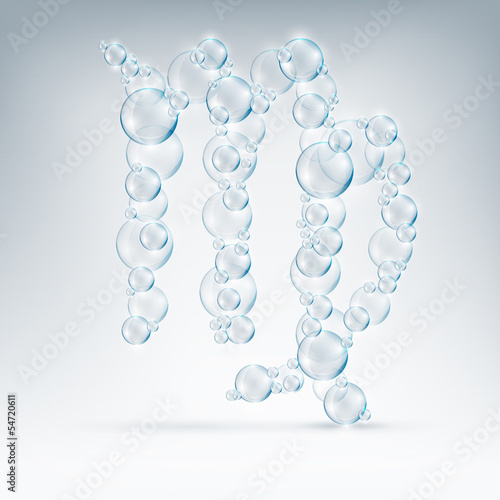 sign of the zodiac bubble soap