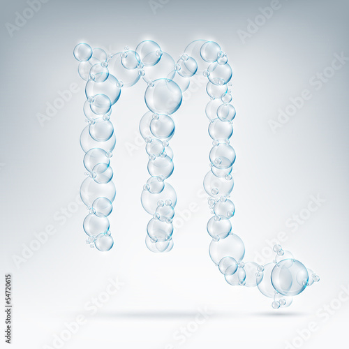 sign of the zodiac bubble soap