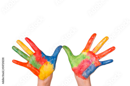 Hand Painted Child
