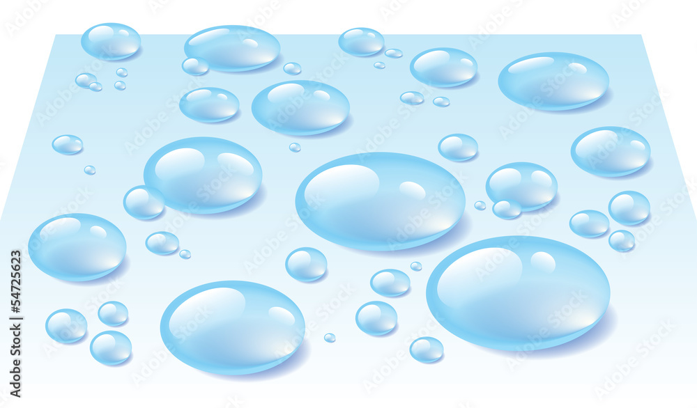 Vector water drops texture