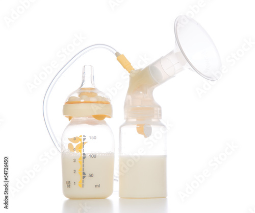 Obraz na płótnie New compact electric breast pump to increase milk supply w salonie