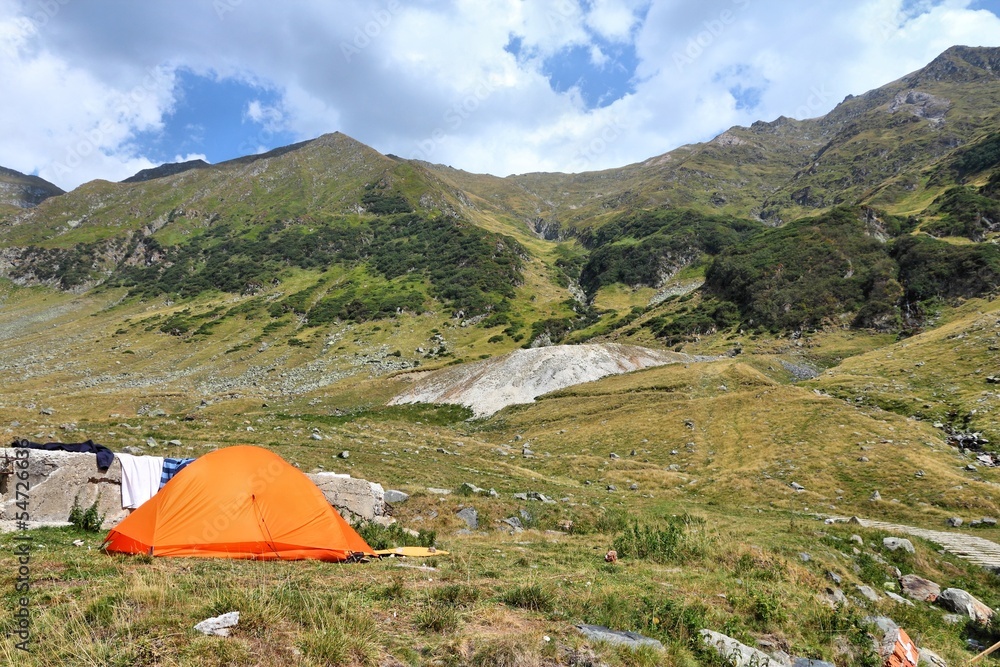 Camping in Romania - Fagaras mountains