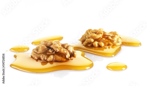 walnuts and maple syrup