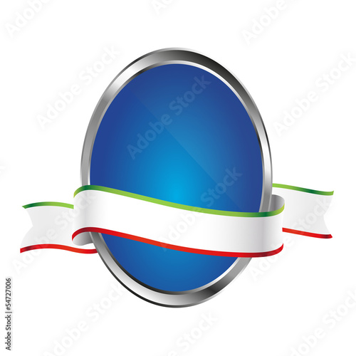 Italy emblem empty