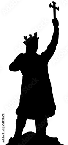 silhouette of stefan cel mare