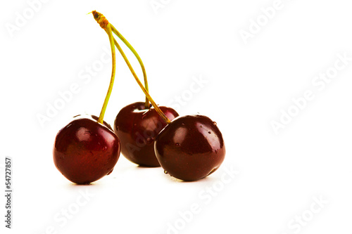 tasty ripe sweet cherry