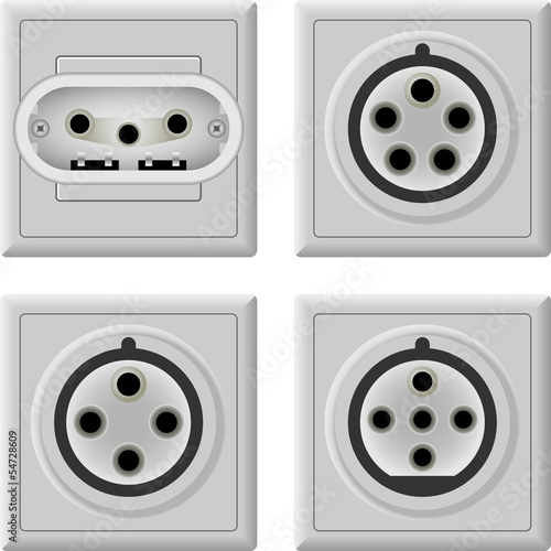 Three phase socket