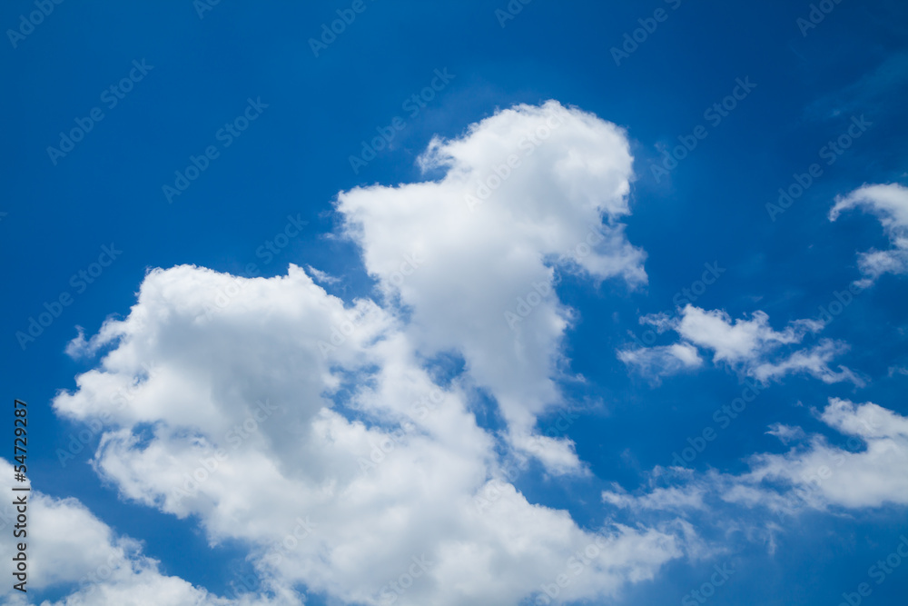 clouds in the blue sky clouds in the blue sky