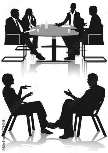 Besprechung und Beratung