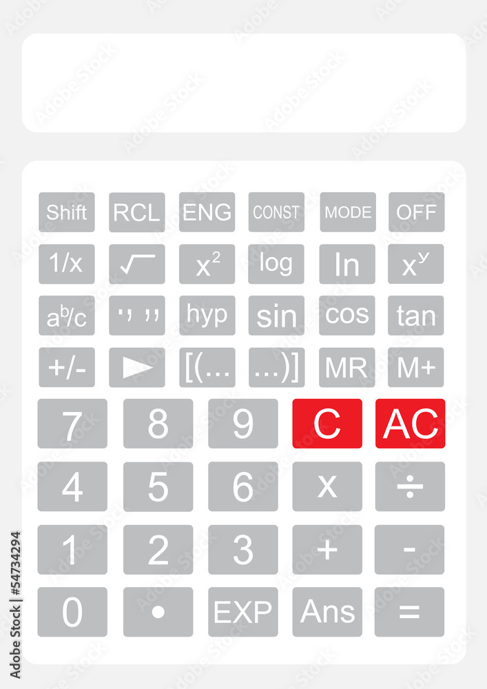 Calculator vector Calculator vector