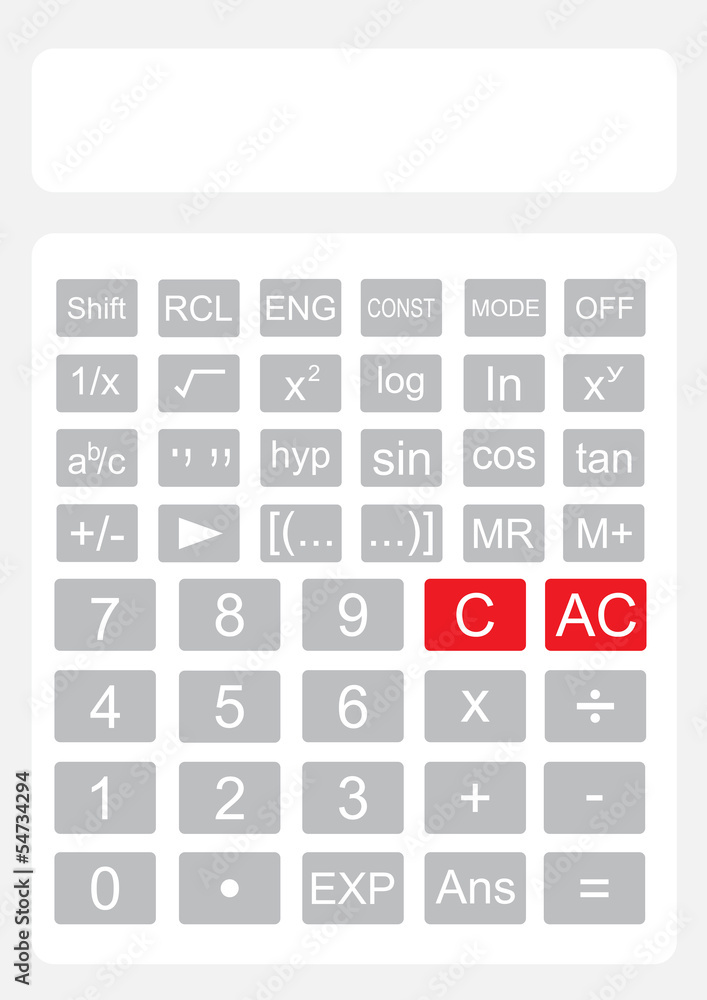 Calculator vector