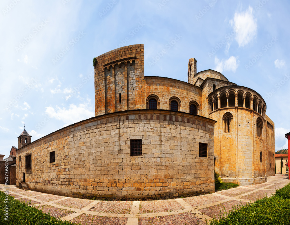 panorama of of Cathedral of Urgel