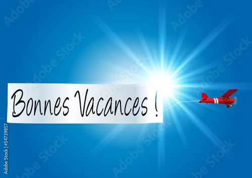 Avion Bonnes vacances