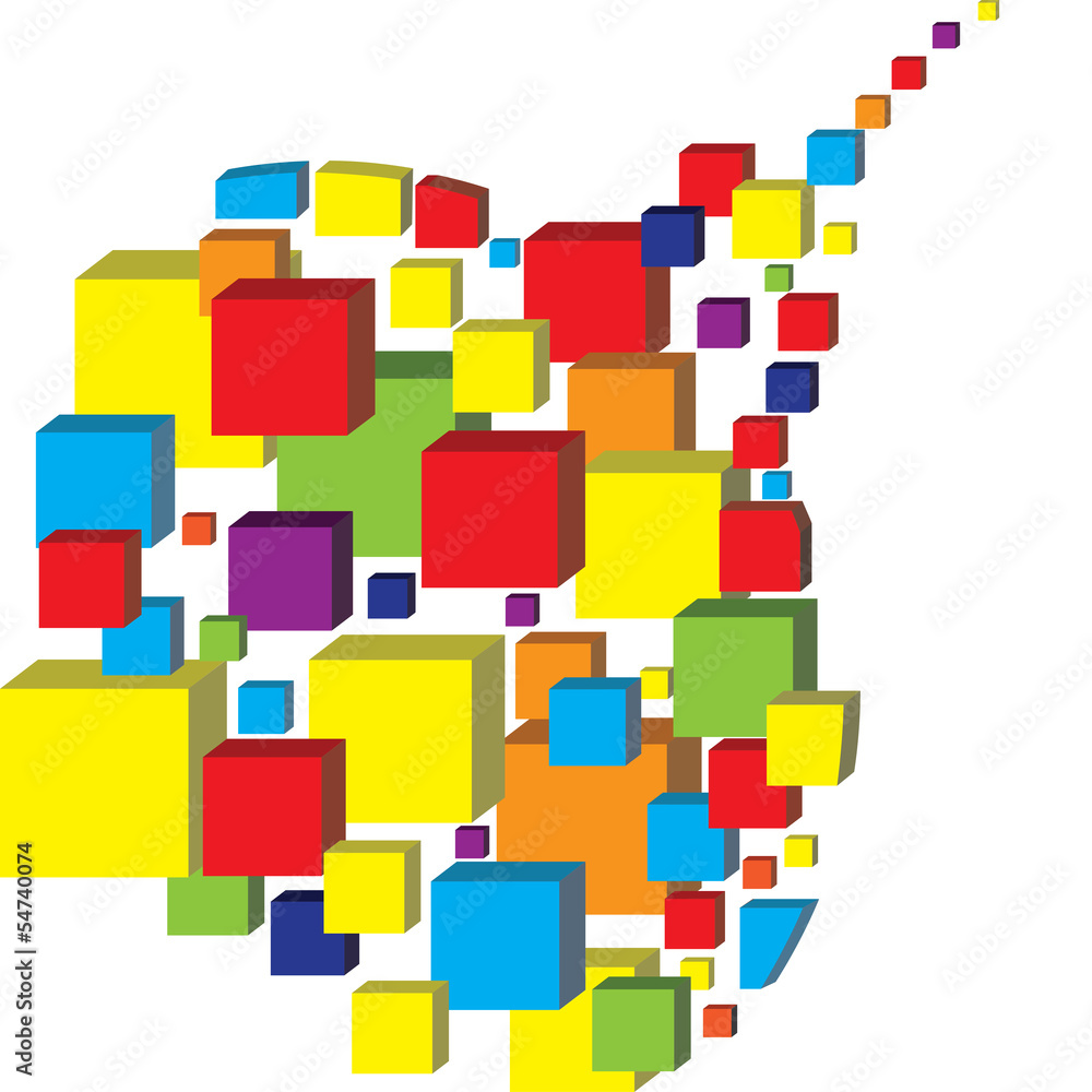 Abstract square background Abstract square background