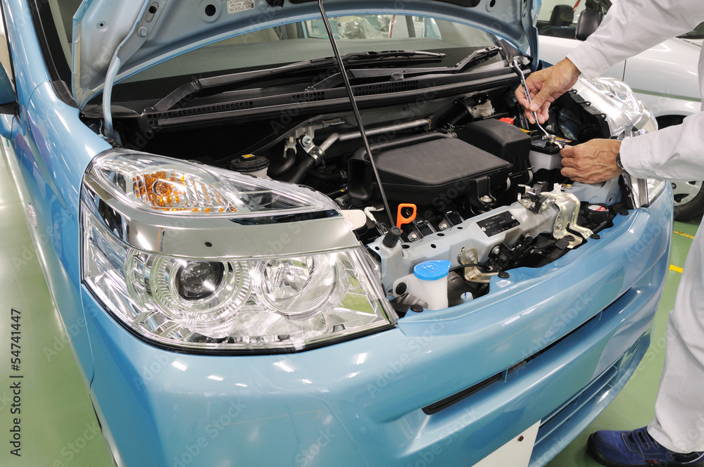 Naklejka premium 自動車の整備