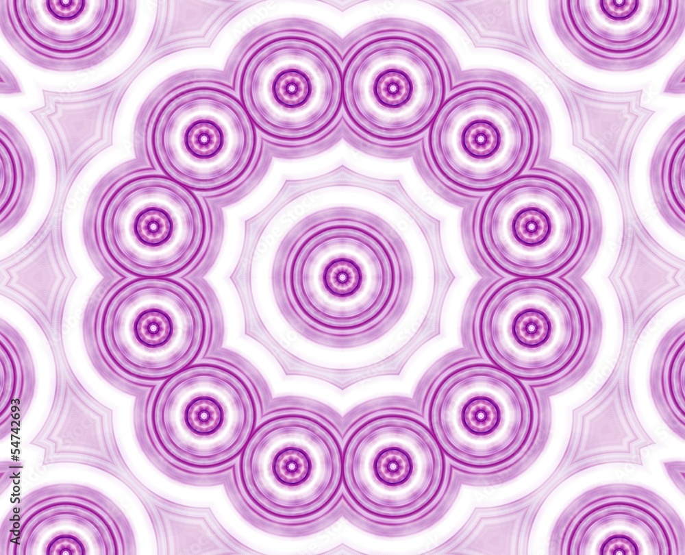 Purple kaleidoscope circles