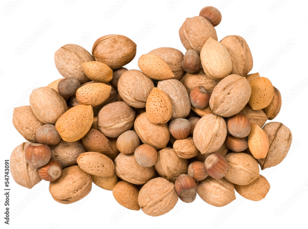 Noci, nocciole e mandorle Noci, nocciole e mandorle