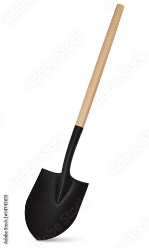 Shovel. Vector illustration photo