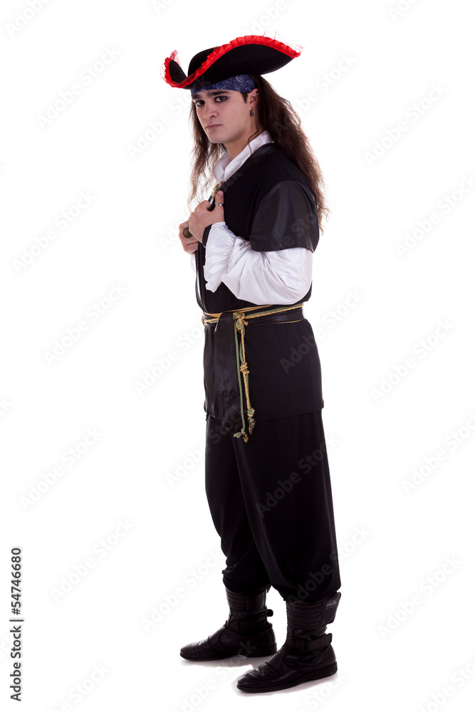 Pirate isolated on white background Pirate isolated on white background