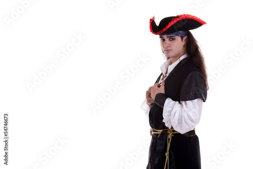 Pirate isolated on white background © DC Studio