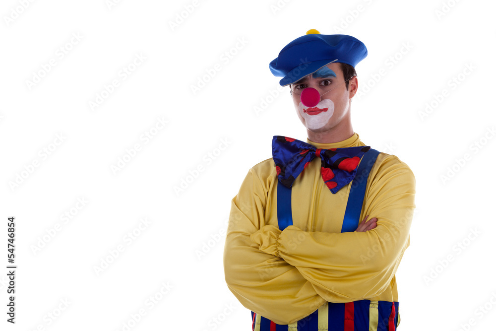 Obraz premium Clown isolated on white background