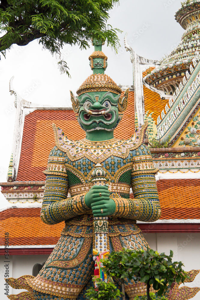 Giant of Wut Arun Bangkok Thaialnd
