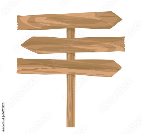 wooden sign