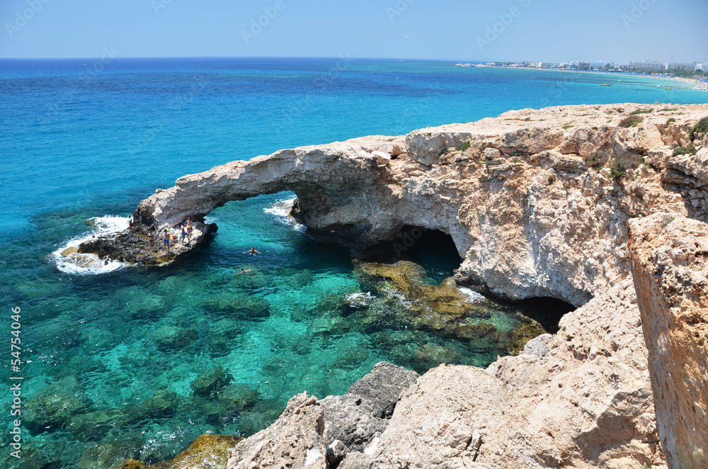 Rock arch. Ayia Napa, Cyprus