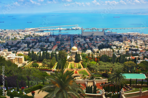 Bahai Gardens in Haifa Israel