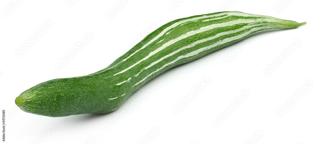 Snake gourd over white background Snake gourd over white background